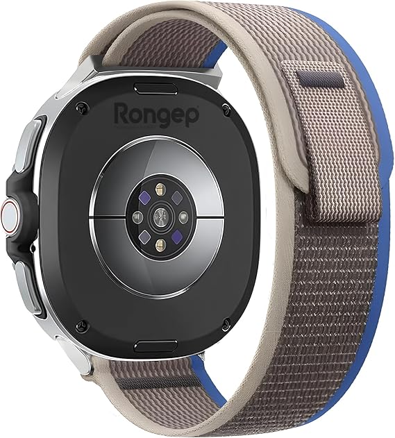 Rongep [Travel Loop] Samsung Galaxy Watch 9/8 44mm/40mm/Classic 46mm ile Uyumlu Kordon Rahat Kumaş Samsung Watch 9 44mm Kordonu Terletmeyen Konforlu Tasarım Galaxy Watch 9 Kordon