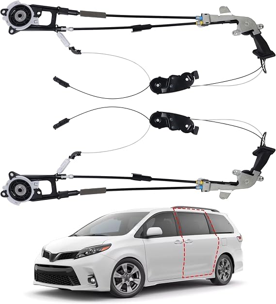 Rear Left&Right Power Sliding Door Cable for 2011-2020 Toyota Sienna 2.7L
