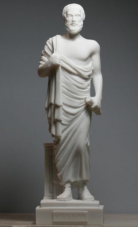 Aristotle Greek Philosopher & Scientist Cast Marble Statue Sculpture Figure 9.6