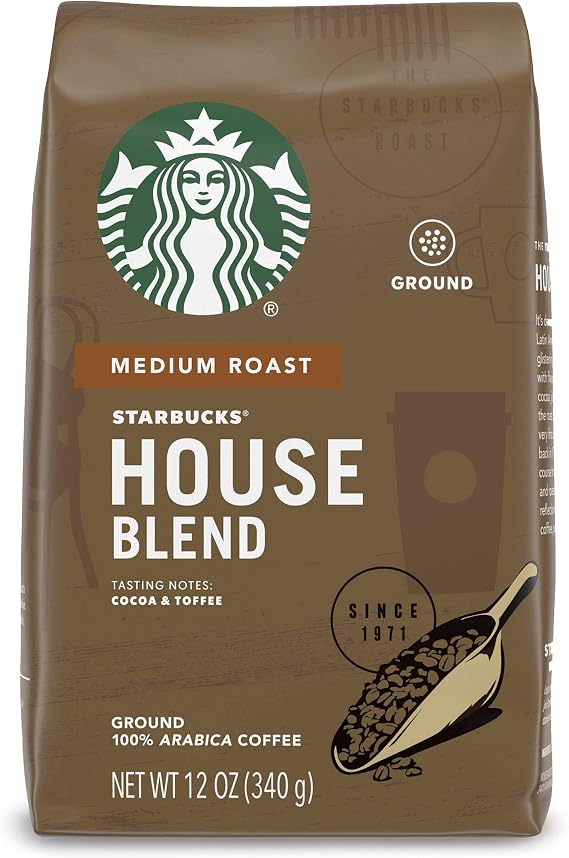 Starbucks Coffee House Blend, Ground, 12 oz