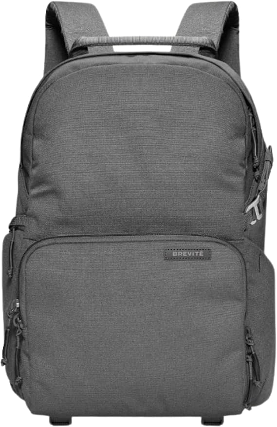 BREVITE - The Jumper - Compact Camera Backpacks for Photographers - A Minimalist & Travel-friendly Photography Backpack Compatible With Both Laptop & DSLR Accessories 18L (Charcoal Gray)
