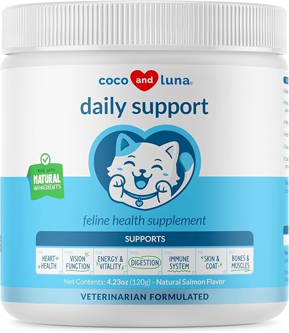 Multivitamin for Cats 4oz Powder - Immune, Eye, Skin & Heart Support