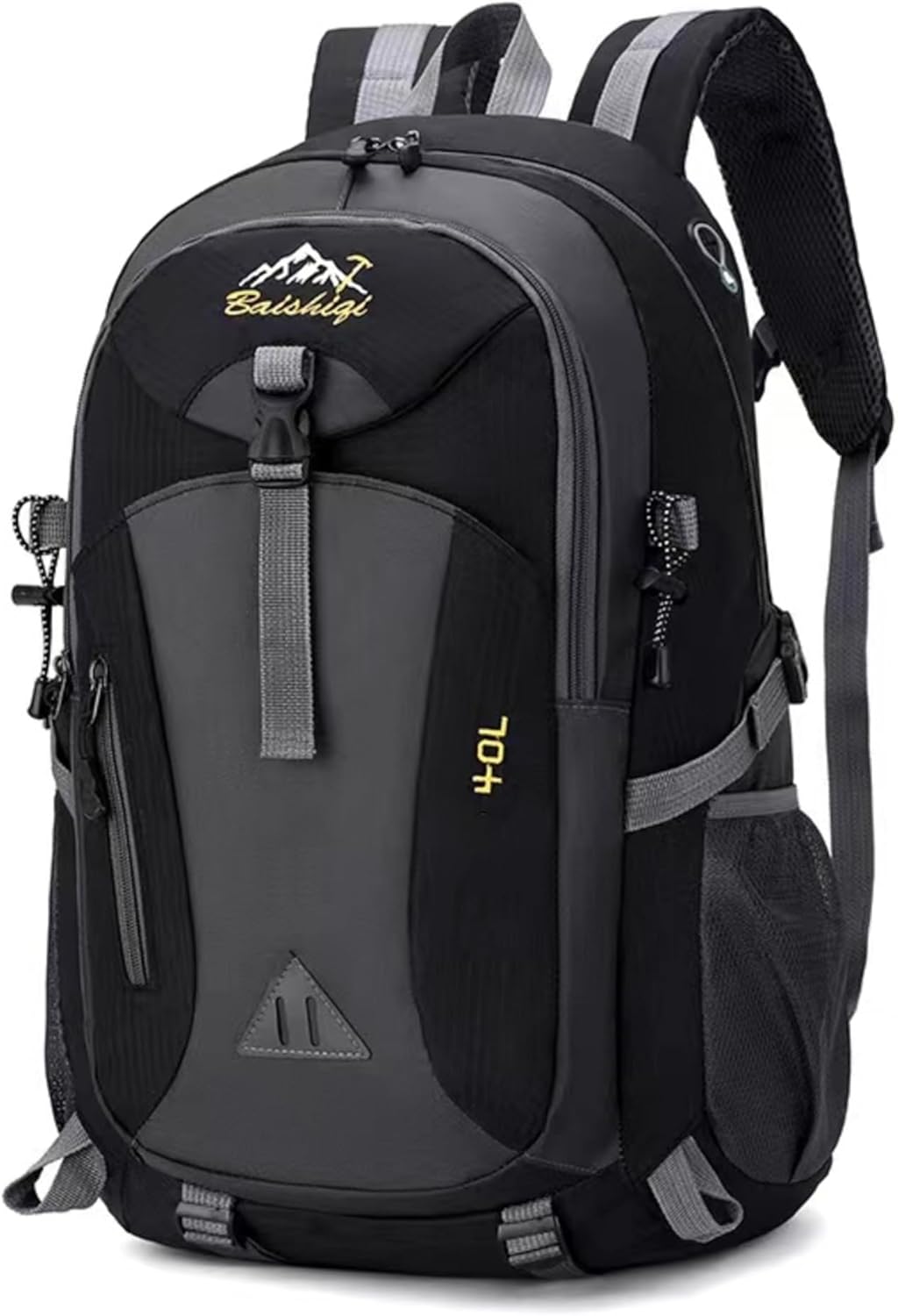 40L Hiking Backpack Lightweight Breathable Trekking Rucksack for Men Women, Durable Water Resistant Travel Bag for Skiing Camping Climbing Cycling Trekking Mountaineer Outdoor Sports