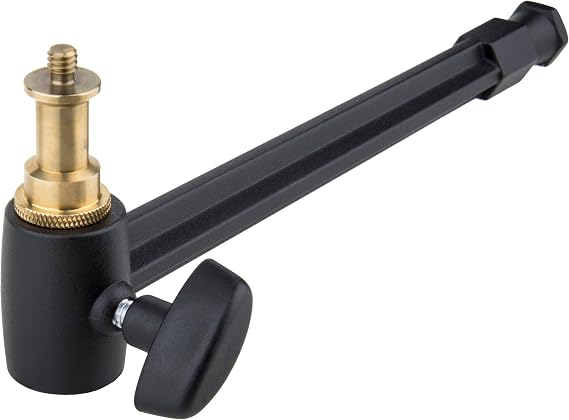 Kupo 6" Extension Arm with Universal Adapter Spigot for Super Convi Clamp Mounting and Non-Rotating Hex Stud Design (KG026311)
