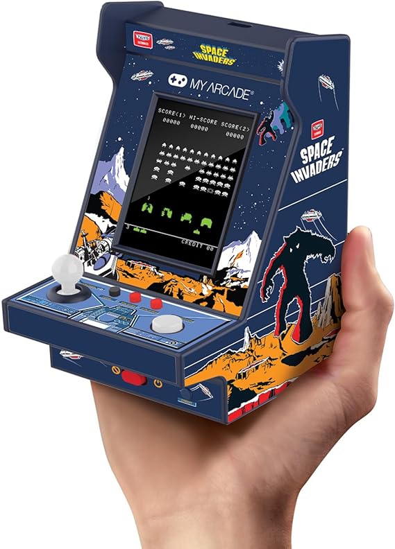 My Arcade Space Invaders Nano Player: Arcade Classics 4.8" Portable Games | Retro Gaming, 2.4" Screen