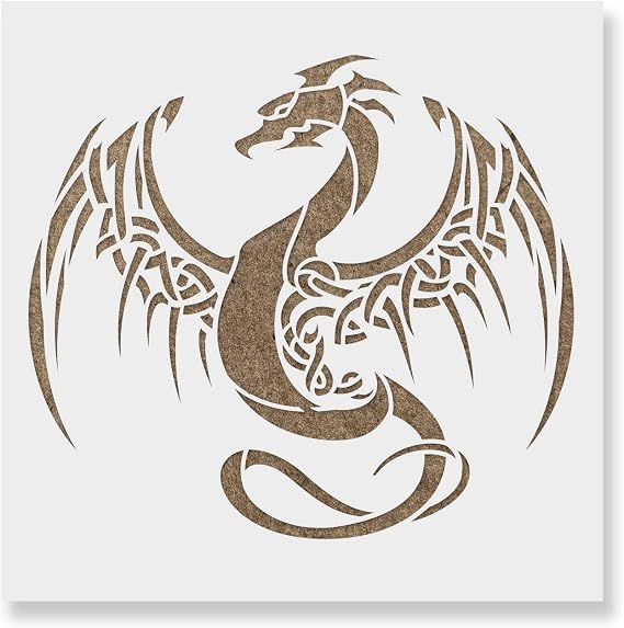 Dragon Mylar Stencils - Dragons & Plastic Stencils