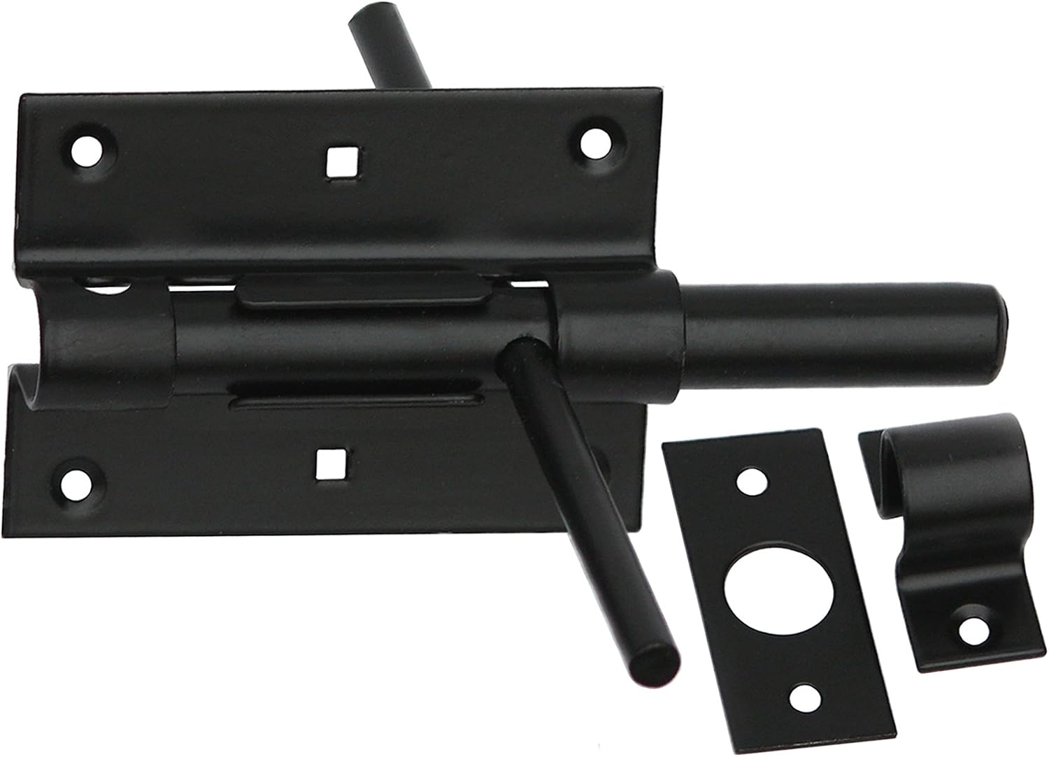 Bolt Door Bolt 10016 Black Powder Coating on Both Sides