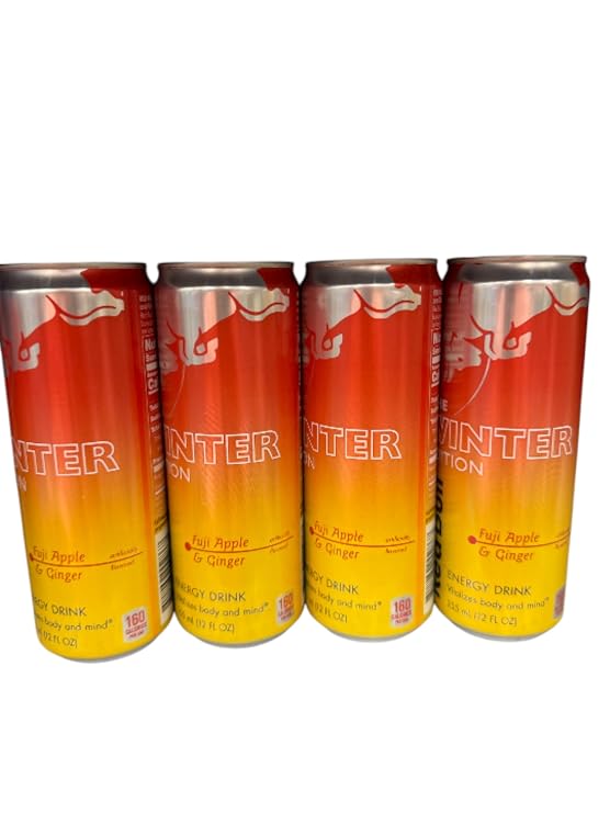 Fuji apple and Ginger, energy drink, 4 pack (12 fl oz. cans)
