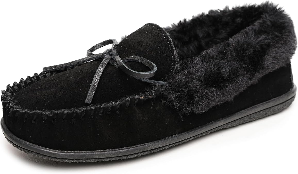Minnetonka Women's Camp Collar Moccasin Slipper
