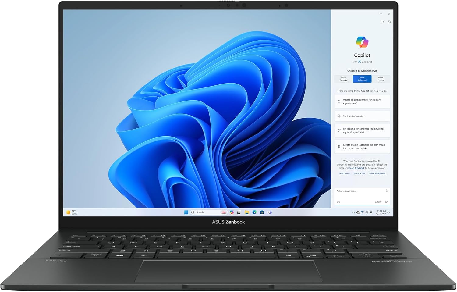 ASUS Zenbook 14 OLED 2024 Laptop, 14-Core Intel Core Ultra 5 125H, 14 WUXGA Touchscreen Display, Intel Graphics, 8GB LPDDR5 2TB SSD, Backlit Keyboard, Thunderbolt 4, Wi-Fi 6E, Win11 Home