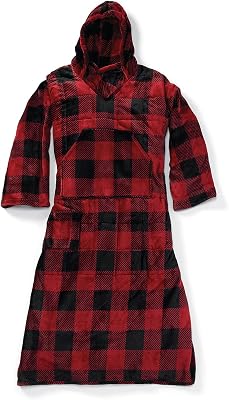 Ella Jayne - 10lb Weighted Hoodie Snuggle, 100% Fleece Weighted Wearable Blanket Hoodie for Adults & Teens, Glass Bead Fill