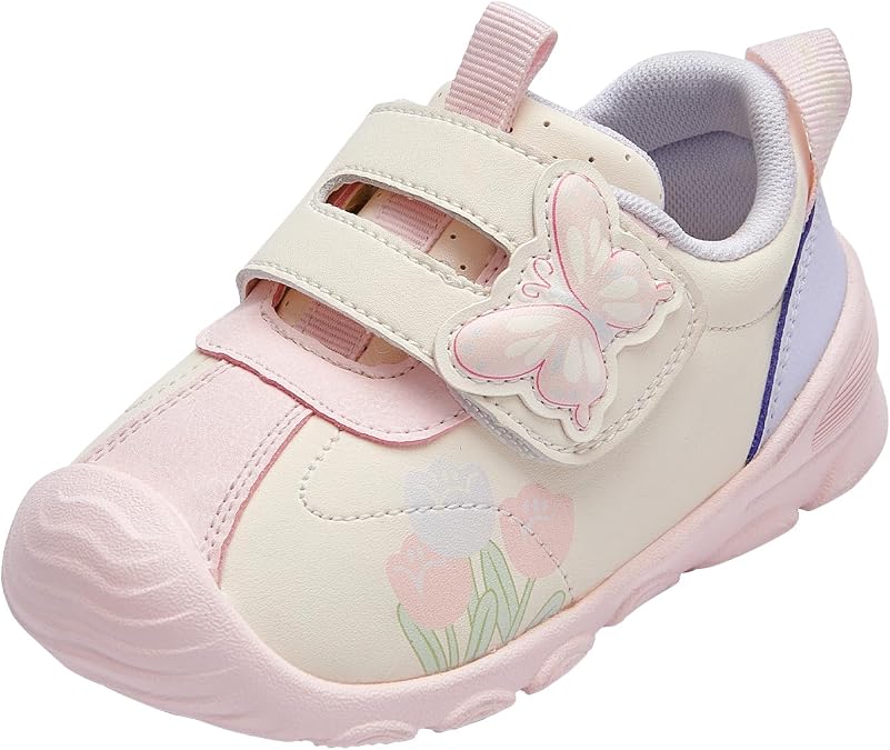 Balabala Toddler Kids Lightweight Slip-On Sneakers, Comfortable, Durable
