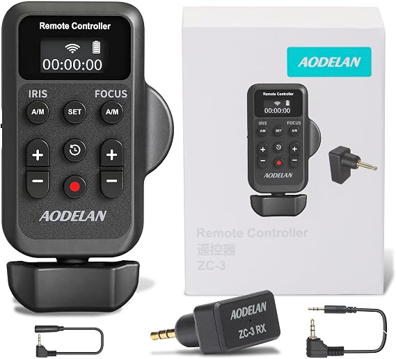 Aodelan Wireless Camcorder Lanc Zoom Controller for Canon/for Sony