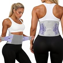 Back Brace for Women, Support Brace with 3D Pad, Soft Belt for Lower Back Pain Relief, Adjustable Lumbar Support Belt, Ergonomic Breathable Immediate Relief Brace for Herniated Disc Sciatica Scoliosis