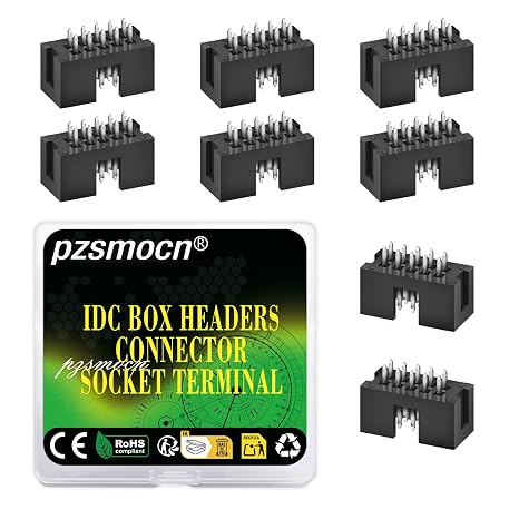 20 Pieces IDC 2 * 5 Double Row 2.54 mm JTAG ISP 10-Pin Straight