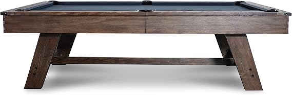 Nixon Billiards - Hunter Slate Billiard Pool Table (Brushed Walnut (Wood Leg), 7 ft)