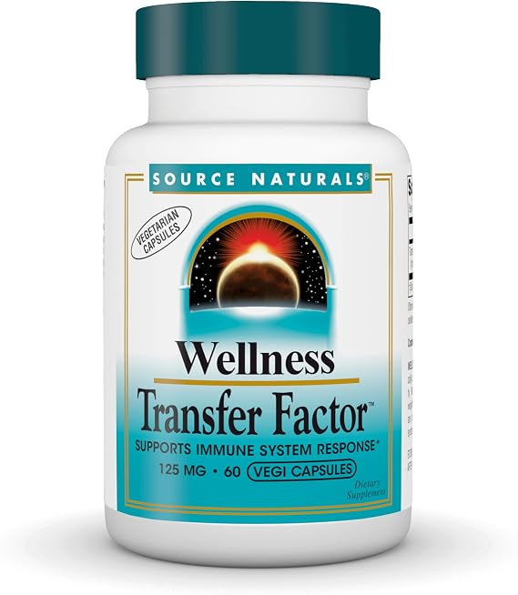 Source Naturals, Wellness Transfer Factor - 125 mg - 60 Vegetarian Capsules