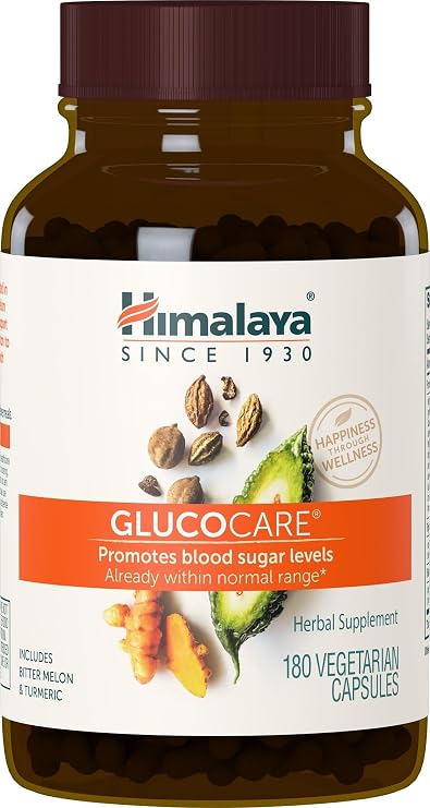 Himalaya GlucoCare, Herbal Blood Sugar Support, 180 Capsules