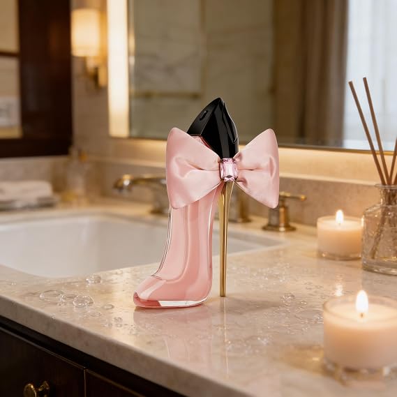 Girl blush perfume for Womens Eau de Parfum, Floral Fruity Womens Perfume, Long Lasting Classic Fragrance, Natural Spray.Pink bow tie-2.7 Fl Oz (Pack of 1)