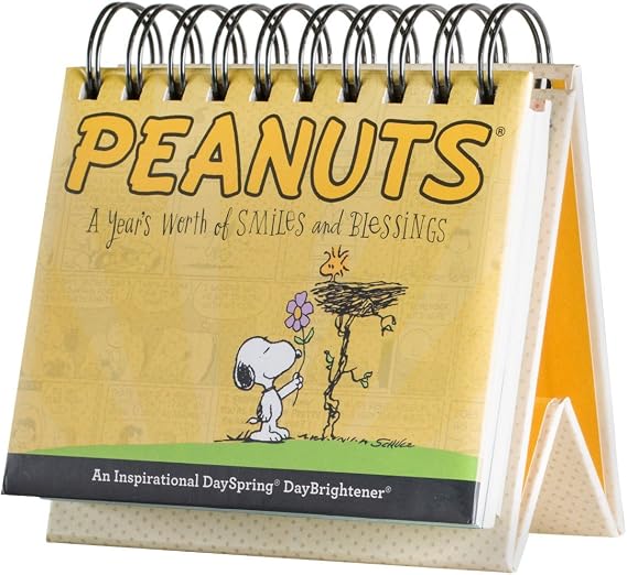 Dayspring - Peanuts - Smiles and Blessings - Perpetual Calendar 75668, Yellow
