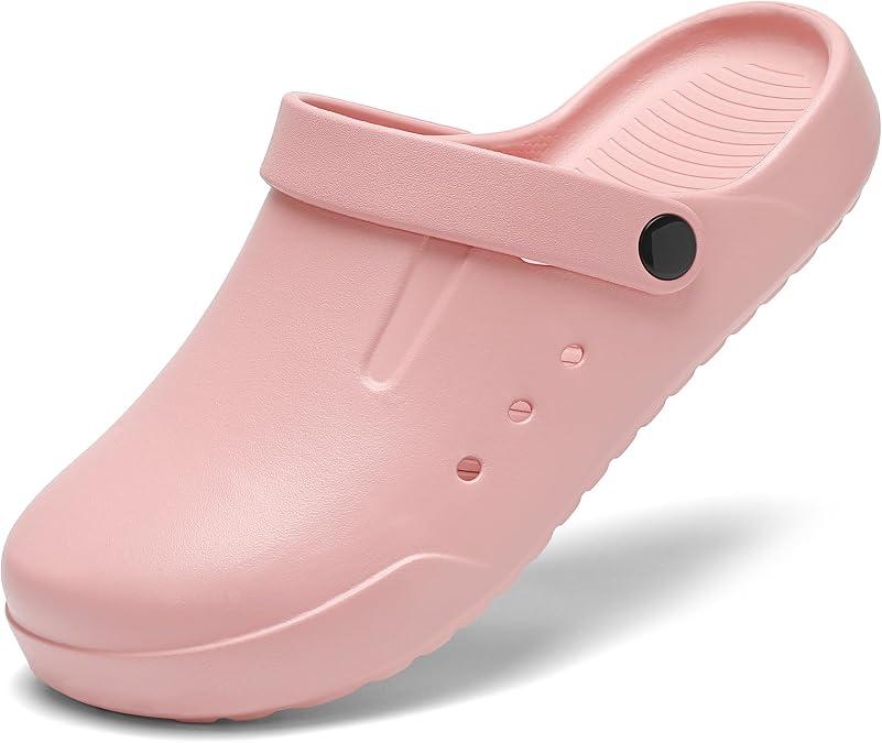 Nihaoya Unisex Garden Clogs Arch Support Nursing Sandals for Men and Women