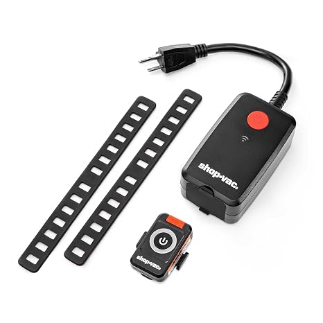 Shop-Vac Wireless Remote Control Outlet Plug for Dust Control, 100 FT Range