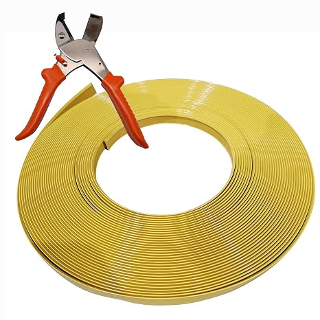 US Stock 1" x 131ft Yellow Arrow Trim Cap for Channel Letter, Arrow Type Aluminum Plastic Trim Caps + Trim Cap J-Channel Notcher Cutter Tool