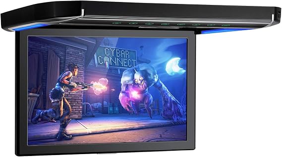 XTRONS 12.1 Inch Car Overhead Player Roof Mounted Monitor HDMI Port with 120 MAX Open Angle (No DVD)