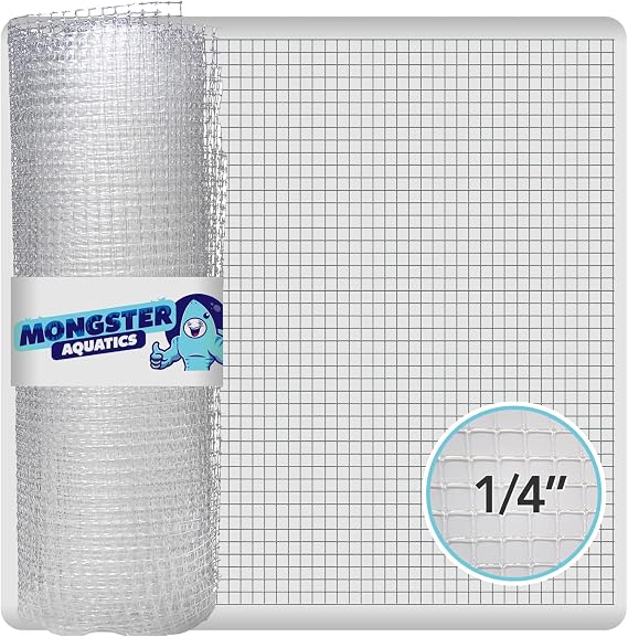 Aquarium Mesh Lid Clear Netting for Top Cover 4x5 ft