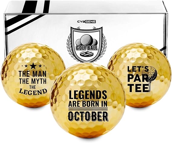 Birthday Gifts Golf Balls Set for Him, Golf Gifts for Men, Cool Accessories for Golfers, Birthday Golf Balls for Golf Lovers, Dad, Grandpa, Boyfriend, Husband, Brother, Uncle, Boss