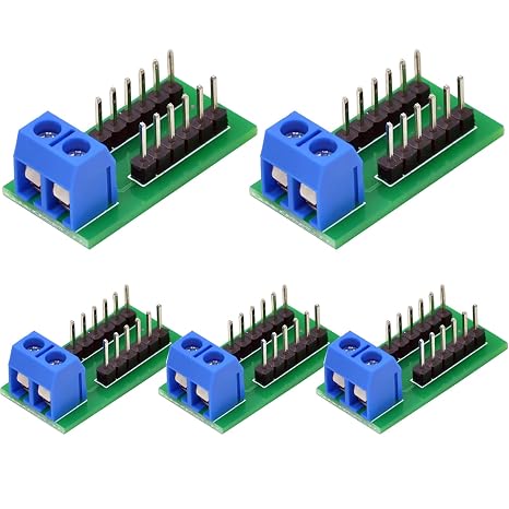 5Pcs 2x6 Position Terminal Block Distribution Module