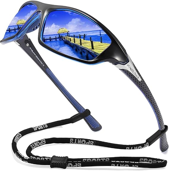 FAGUMA Sports Polarized Sunglasses For Men UV400 Protection | Cycling Driving Fishing