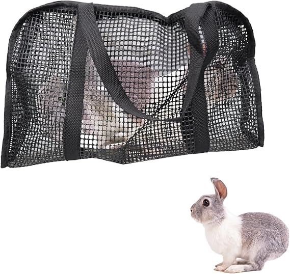 Rabbit Nail Trimming Pouch Bunny Nails Trimmer Bunny Nail Bonding Pouch Nail Trimming Mesh Bag for Bunny Kitten Rabbit