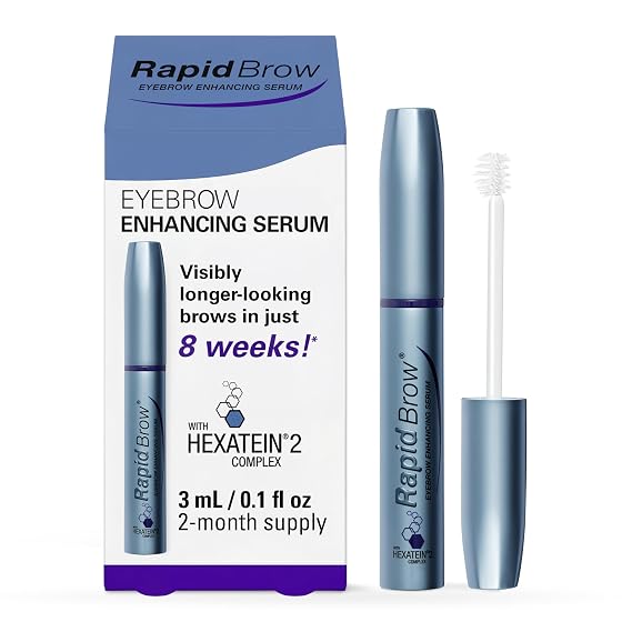RapidBrow Eyebrow Enhancing Serum - 2 Month Supply, 3mL