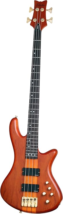 Schecter Stiletto Studio 4 Bass Guitar - Honey Satin