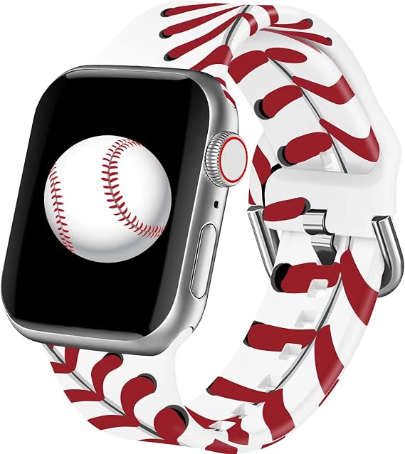 ACESTAR Double Sided Printed Band Compatible with Apple Watch Bands