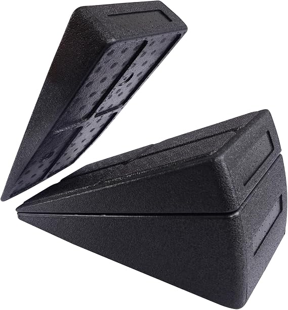 CampTeck U7259 3-Piece Multi-Angle Foam Fitness Slant Board, Squat Wedge, Squat board, Incline Board, Stretch Wedge, Calf Stretcher - Black