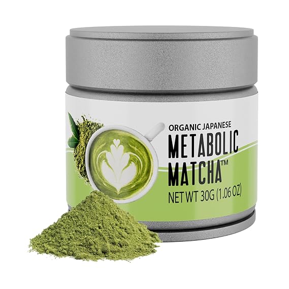 NaturalSlim Metabolic Matcha Tea, Organic Japanese Matcha Powder, 30g