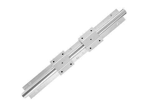 Linear Rail CNC Parts SBR12 200mm/ 7,87inches 12mm Fully Supported Linear Rail + 2pcs SBR12UU Block Bearing
