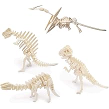 Dinosaur Set 4 - QUAY Woodcraft Construction Kit FSC