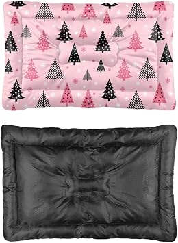 Cat Beds White Xmas Snowflake XL Pet Beds Folding Cushion Winter Cat Bed Easy to Wash Cama para Mascotas 24 18 inch