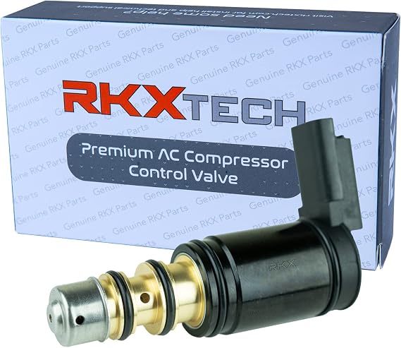 RKX AC Compressor Control Solenoid Valve Compatible with Select Denso Peugeot, Citroen compressors