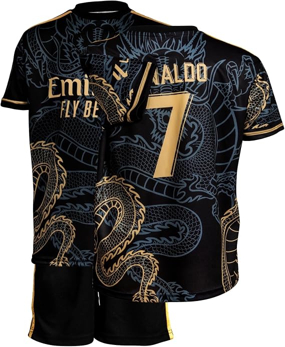 #7 Special Dragon Edition Kids Soccer Jersey Kit Shorts Youth Sizes.