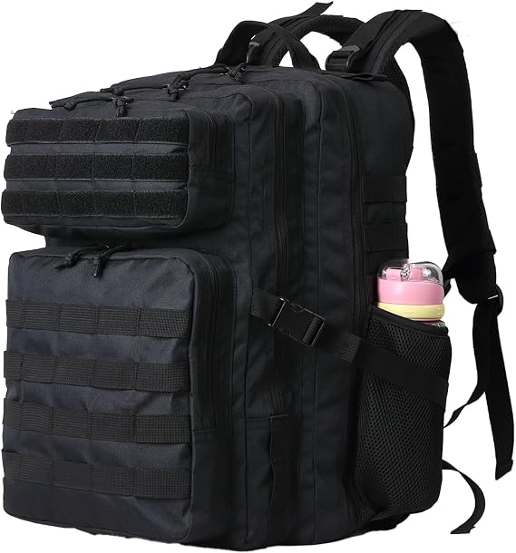 Military Tactical Backpacks 45L Assault Pack Bag Large Rucksack with MOLLE Webbing System For Men Camping Hiking Trekking