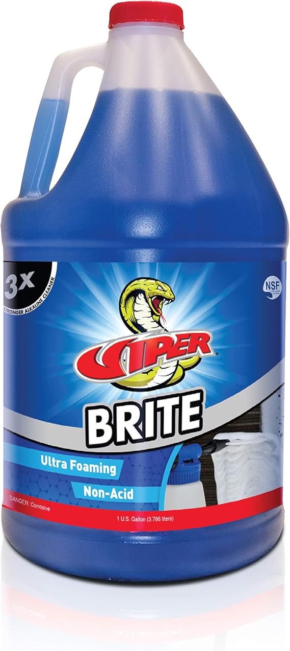 ysnsgmn Refrigeration Technologies VIPER Brite Coil Cleaner 1-Gal RT300G