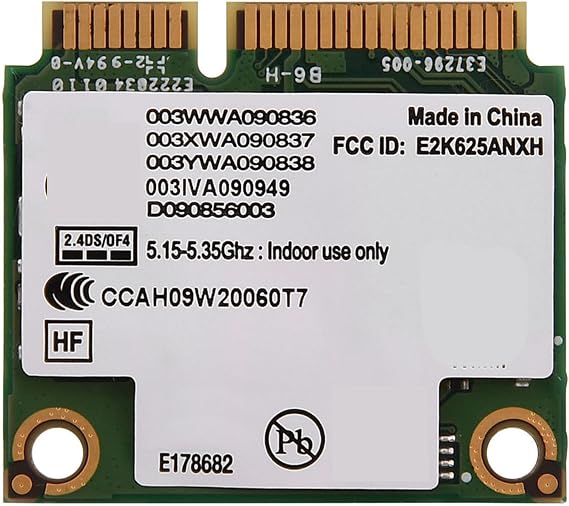 2.4G/ 5G Dual Band Wireless, 300Mbps AC 802.11 A/B/H/G/N Half Height Mini PCI-E WiFi Network Card for 6250 WiMax Compatible with/Asus/Toshiba/Acer