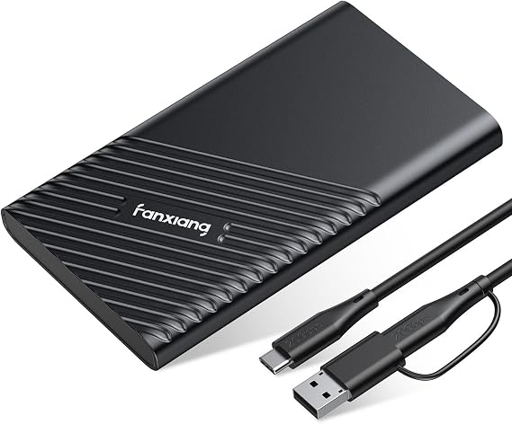 fanxiang 500GB External SSD, Up to 2000MB/s, USB-C USB 3.2 Gen External Drive, Portable SSD 500GB for Laptop,PC Desktops,Xbox,Windows, Mac OS, Android -PS2000W
