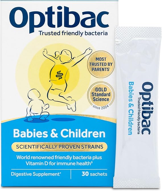 Babies & Children - Kids Probiotic + Vitamin D for Immune Support - Most Trusted by Parents - 30 Sachets