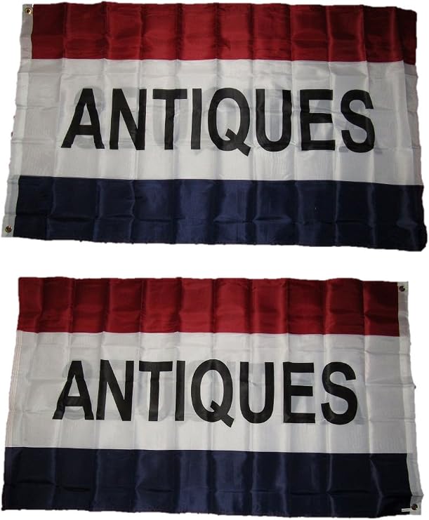 AES 3x5 Advertising Antiques 2 Faced Double Sided 2-ply Polyester Flag