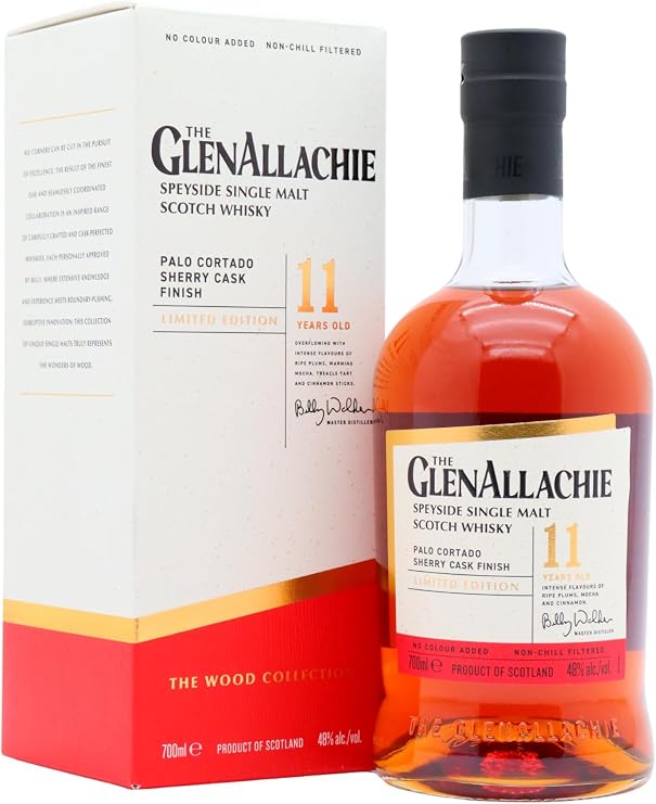 GlenAllachie 11 Year Old Palo Cortado Sherry Cask Finish - The Wood Collection